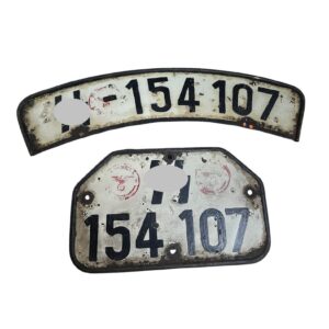 Plaques Allemande xx