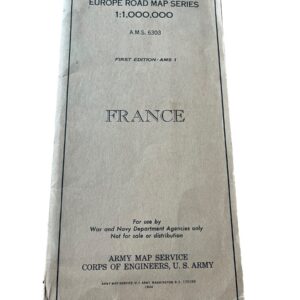 Carte France Genie Us 1944