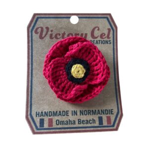 Broche Coquelicot