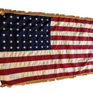Drapeau 48 étoiles franges
