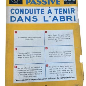 Affiche Défense Passive Abri